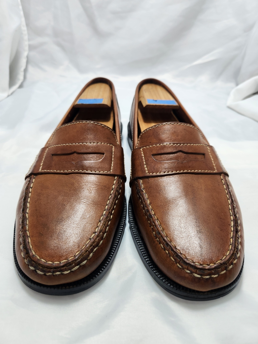 Cole Haan Men's 10M Brown Leather Penny Loafers Dress Shoes 01462